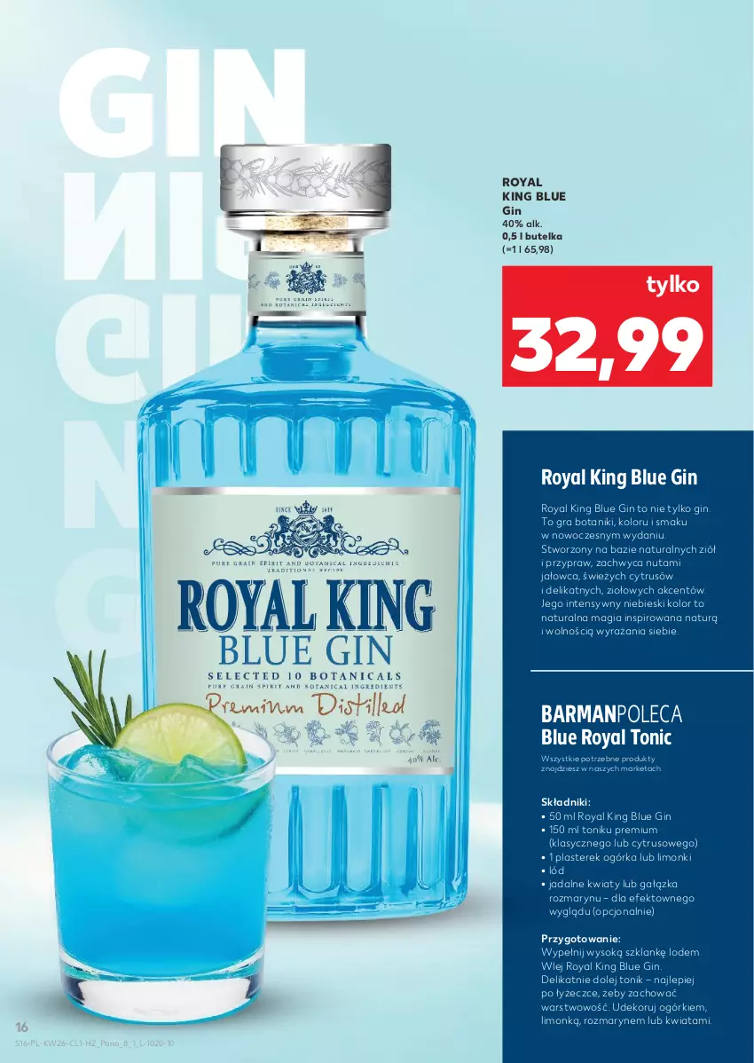 Gazetka promocyjna Kaufland - Barek Kauflandu - ważna 25.06 do 08.07.2026 - strona 16 - produkty: Gin, Gra, Olej, Sok, Tonik