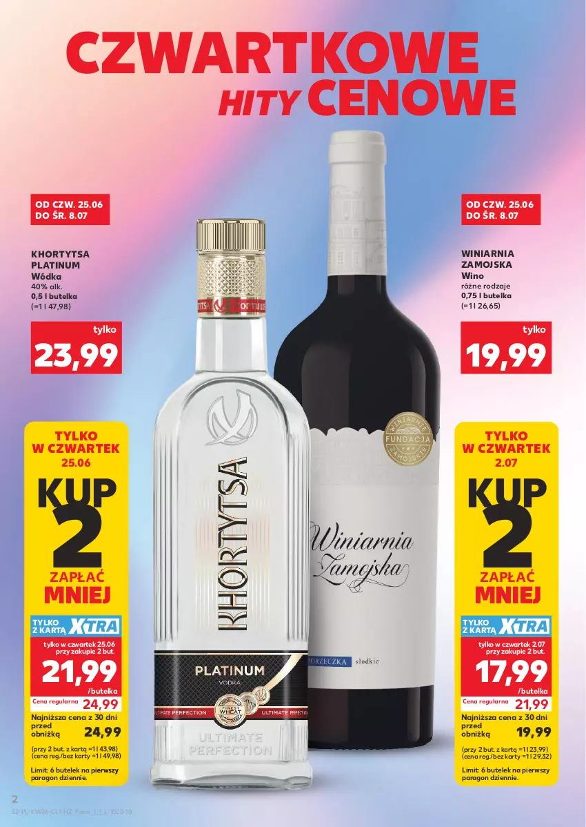 Gazetka promocyjna Kaufland - Barek Kauflandu - ważna 25.06 do 08.07.2026 - strona 2 - produkty: Winiarnia Zamojska, Wino, Wódka