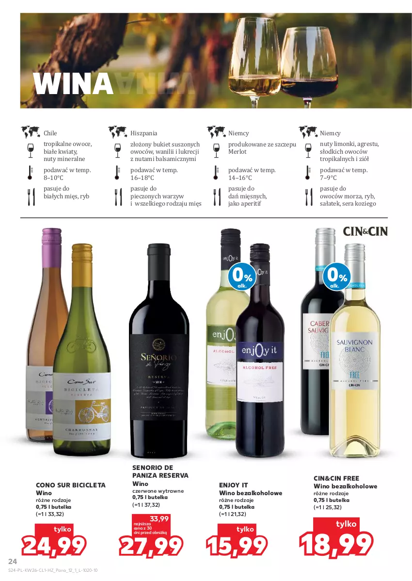 Gazetka promocyjna Kaufland - Barek Kauflandu - ważna 25.06 do 08.07.2026 - strona 24 - produkty: BIC, Bukiet, Gres, Merlot, Nuty, Owoce, Piec, Sałat, Ser, Wino, Wino bezalkoholowe, Wino czerwone