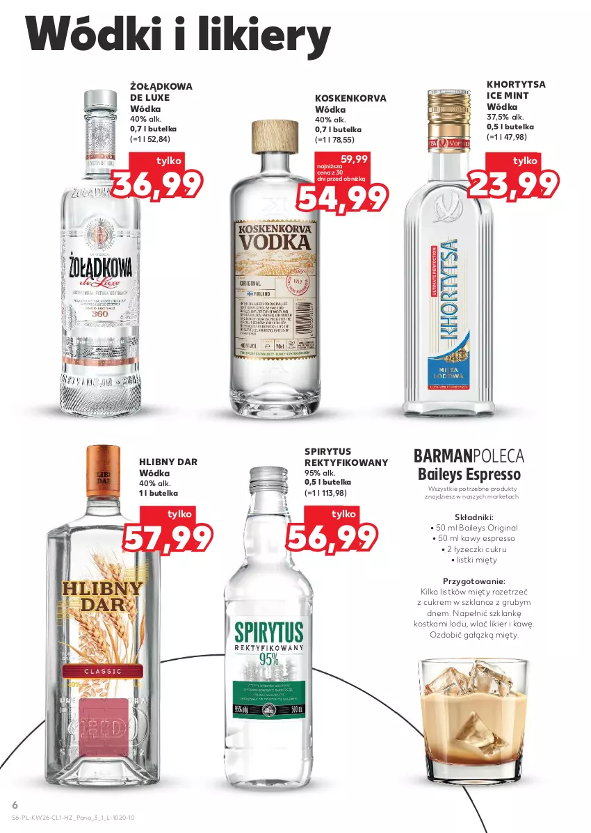 Gazetka promocyjna Kaufland - Barek Kauflandu - ważna 25.06 do 08.07.2026 - strona 6 - produkty: Gin, Likier, Wódka