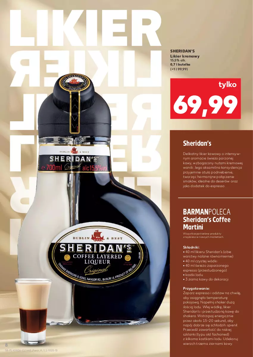 Gazetka promocyjna Kaufland - Barek Kauflandu - ważna 25.06 do 08.07.2026 - strona 8 - produkty: Aksam, Deser, Fa, Lanki, Likier, Martini, Napój, Ser