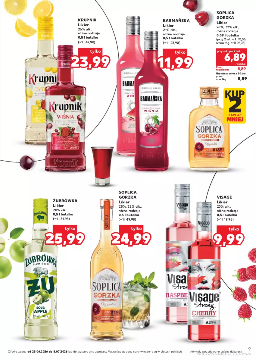 Gazetka promocyjna Kaufland - Barek Kauflandu - ważna 25.06 do 08.07.2026 - strona 9 - produkty: Krupnik, Likier, Soplica