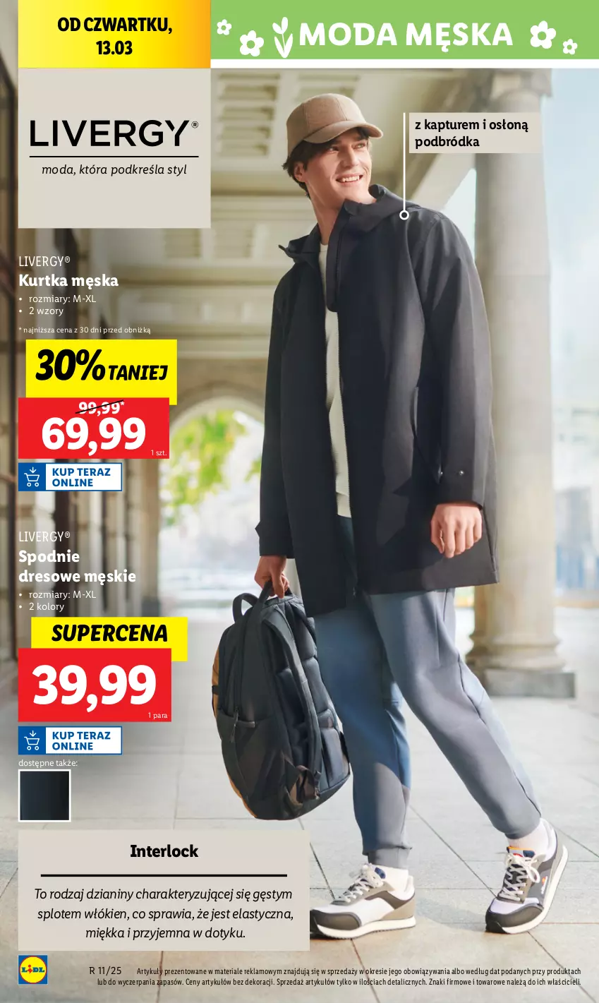 Gazetka promocyjna Lidl - GAZETKA - ważna 13.03 do 15.03.2025 - strona 16 - produkty: Dres, Kurtka, Moda, Spodnie, Spodnie dresowe