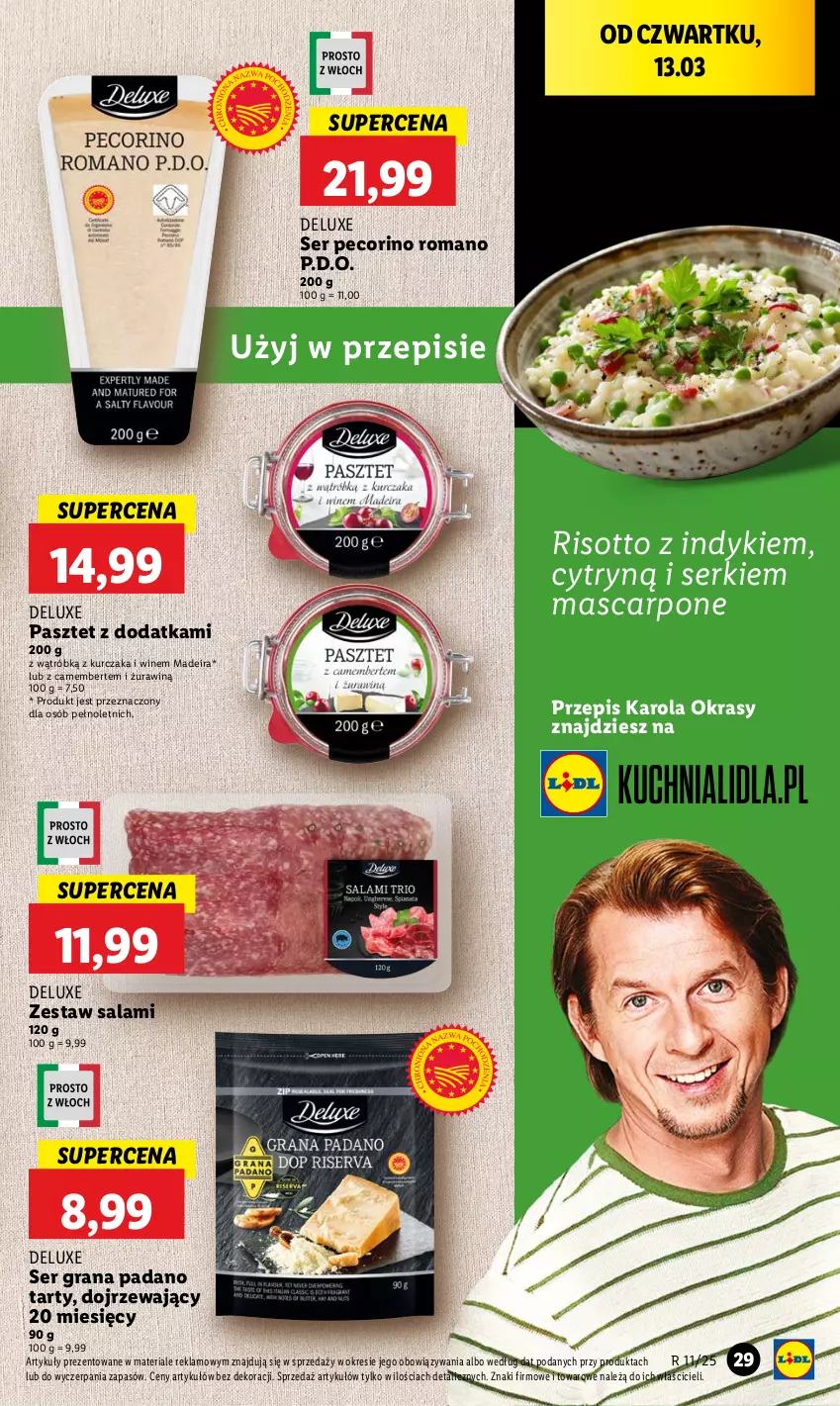 Gazetka promocyjna Lidl - GAZETKA - ważna 13.03 do 15.03.2025 - strona 37 - produkty: Camembert, Gra, Kurczak, Mascarpone, Pasztet, Pecorino, Salami, Ser