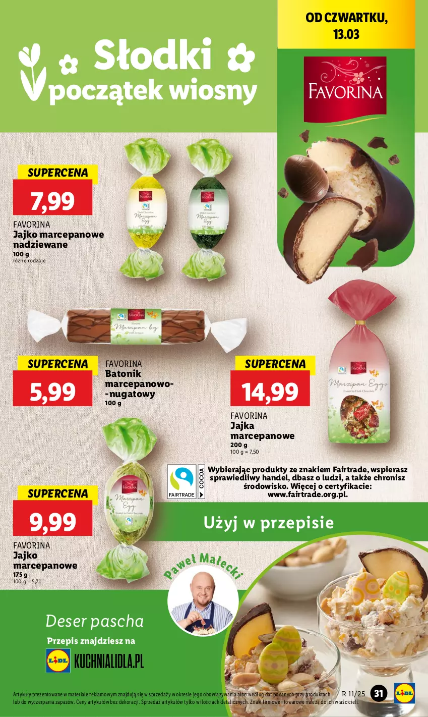 Gazetka promocyjna Lidl - GAZETKA - ważna 13.03 do 15.03.2025 - strona 39 - produkty: Baton, Deser, Fa, Ser, Tonik