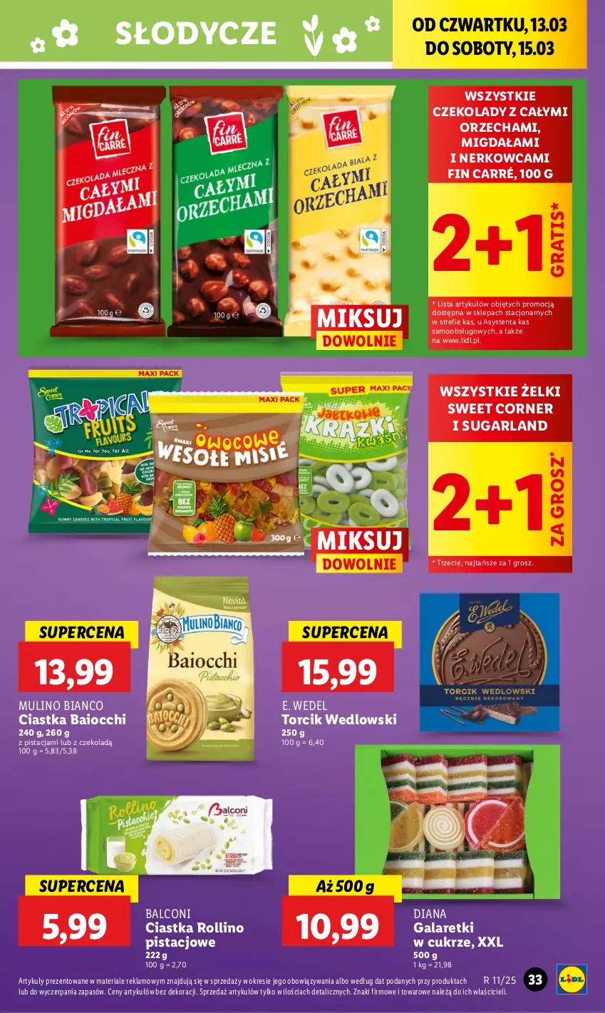 Gazetka promocyjna Lidl - GAZETKA - ważna 13.03 do 15.03.2025 - strona 41 - produkty: Alcon, Ciastka, E. Wedel, Gala, Galaretki, Gra