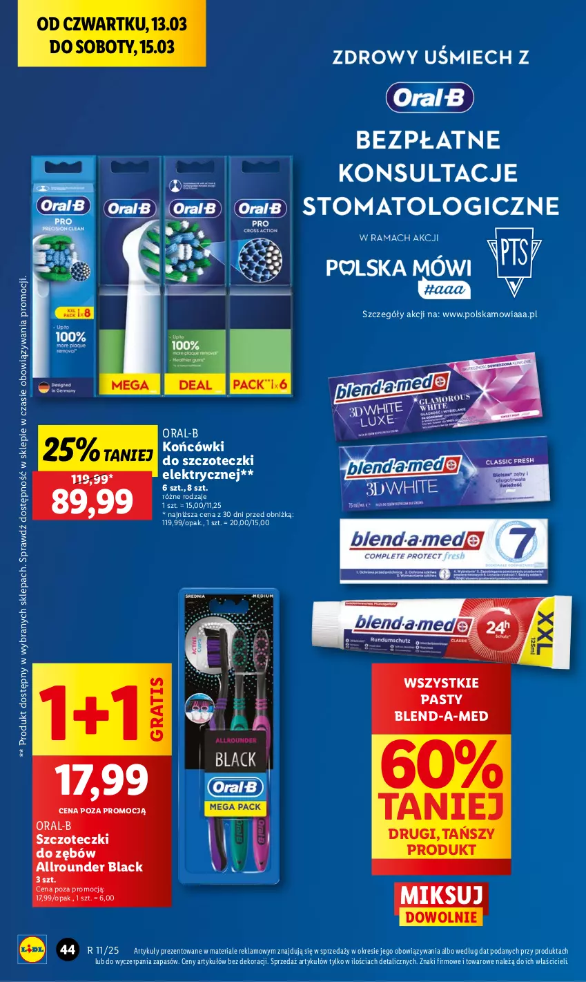 Gazetka promocyjna Lidl - GAZETKA - ważna 13.03 do 15.03.2025 - strona 52 - produkty: Blend-a-Med, Gra, Końcówki do szczoteczk, Lack