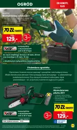 Gazetka promocyjna Lidl - GAZETKA - Gazetka - ważna od 15.03 do 15.03.2025 - strona 19 - produkty: Piec, Parkside, Ser, Walizka, Sekator, Wkręt, Olej, Ogród, Miecz, Akumulator, Kalendarz