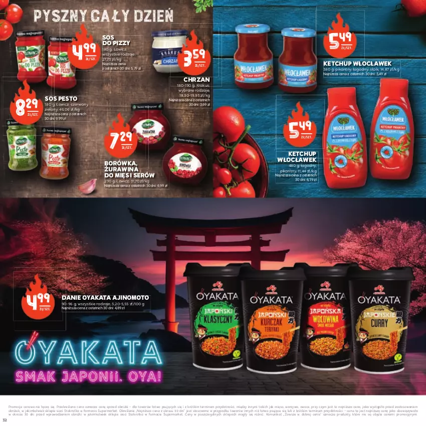 Gazetka promocyjna Stokrotka - Czas na Grill - ważna 29.04 do 14.05.2025 - strona 32 - produkty: Borówka, Chrzan, Ketchup, Krakus, Mięso, Owoce, Pesto, Ser, Sos, Sos do pizzy, Warzywa