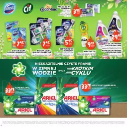 Gazetka promocyjna Stokrotka - Czas na Grill - Gazetka - ważna od 14.05 do 14.05.2025 - strona 44 - produkty: Domestos, Warzywa, Cif, Coccolino, Proszek do prania, Mleczko, Kostka do wc, Owoce, Ariel, Kapsułki do prania, Mięso