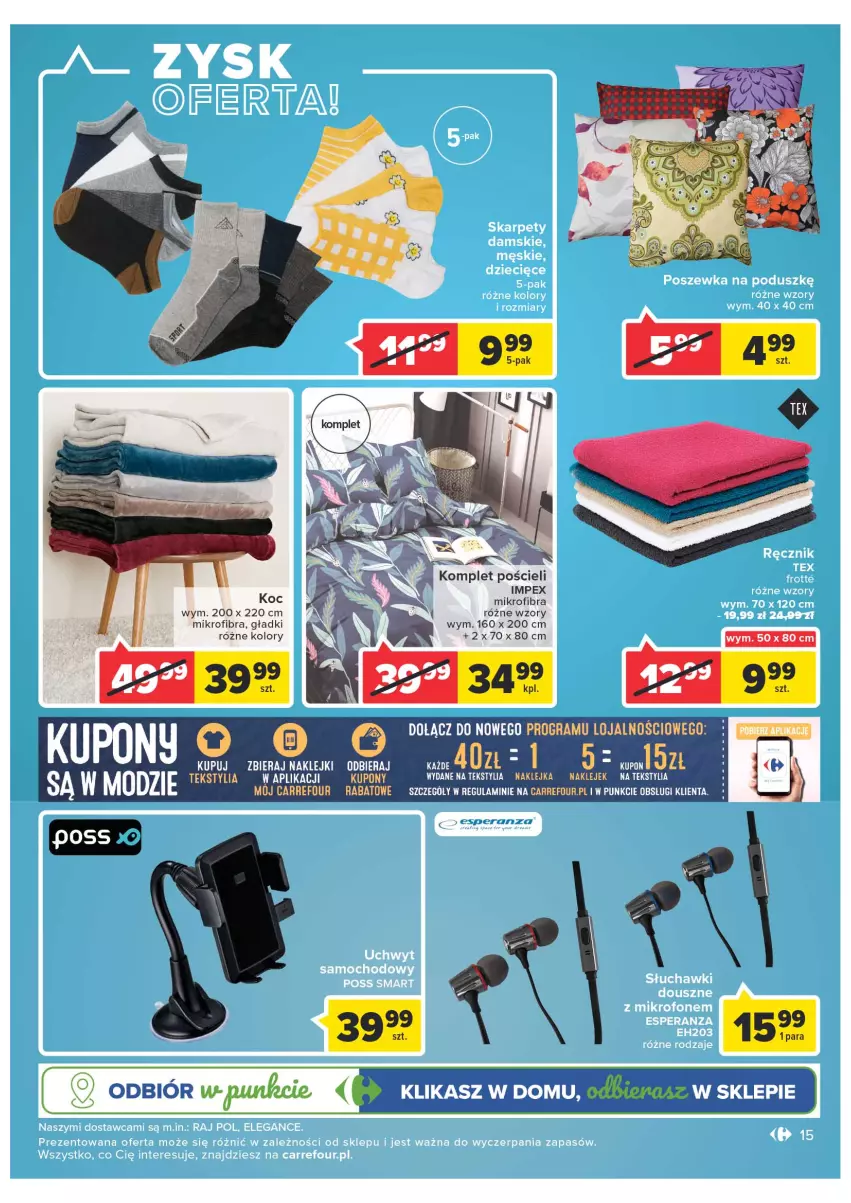 Gazetka promocyjna Carrefour - Gazetka Market - ważna 02.08 do 13.08.2022 - strona 15 - produkty: Gra, Klej, Koc, Komplet pościeli, Pościel