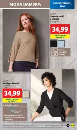 Gazetka promocyjna Lidl - GAZETKA - Gazetka - ważna od 30.08 do 30.08.2025 - strona 11 - produkty: Sweter, Sok, Kardigan, Moda