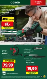 Gazetka promocyjna Lidl - GAZETKA - Gazetka - ważna od 30.08 do 30.08.2025 - strona 45 - produkty: Piec, Parkside, Piła do gałęzi, Tera, Ogród, Pokrywa