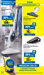Gazetka promocyjna Lidl - GAZETKA - Gazetka - ważna od 30.08 do 30.08.2025 - strona 48 - produkty: Silvercrest, Odkurzacz, Mop, Mop parowy, Myjka do okien, Akumulator