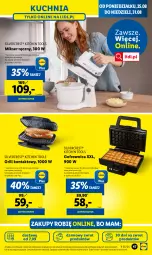 Gazetka promocyjna Lidl - GAZETKA - Gazetka - ważna od 30.08 do 30.08.2025 - strona 49 - produkty: Silvercrest, Ser, Grill kontaktowy, Kuchnia, Gofrownica, Mikser, Mikser ręczny, Grill
