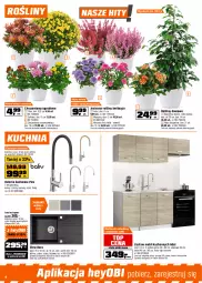 Gazetka promocyjna Obi - Gazetka OBI - Gazetka - ważna od 21.10 do 21.10.2025 - strona 4 - produkty: Top, Sok, Bateria kuchenna, Zlew, Chryzantema, Kuchnia, Zestaw mebli kuchennych, Kalanchoe, Bateria, Okap