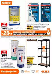 Gazetka promocyjna Obi - Gazetka OBI - Gazetka - ważna od 21.10 do 21.10.2025 - strona 9 - produkty: Top, Sok, Mop, Telefon, Wylewka samopoziomująca, Klej, Regał, Wełna, Szyny, Regał metalowy