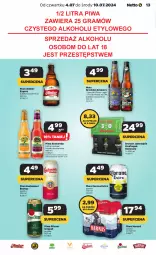 Gazetka promocyjna Netto - Od Czwartku - Gazetka - ważna od 10.07 do 10.07.2024 - strona 13 - produkty: Piwa, Piwo, Top, Ser, Por, Gra, Somersby, Pilsner Urquell, Corona Extra, Harnaś