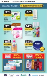 Gazetka promocyjna Netto - Od Czwartku - Gazetka - ważna od 10.07 do 10.07.2024 - strona 14 - produkty: Mydło w płynie, Bell, Płyn micelarny, Krem uniwersalny, Aloe vera, Szampon, Ziaja, Podpaski, Bella, Mydło, Suchy szampon, Batiste, Antyperspirant, Luksja, Nivea
