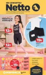 Gazetka promocyjna Netto - Od Czwartku - Gazetka - ważna od 12.08 do 12.08.2026 - strona 1 - produkty: Gin, Kuchnia, Truskawki, Cytryny, Kosz, Koszulka, Legginsy, Dzieci, Fa