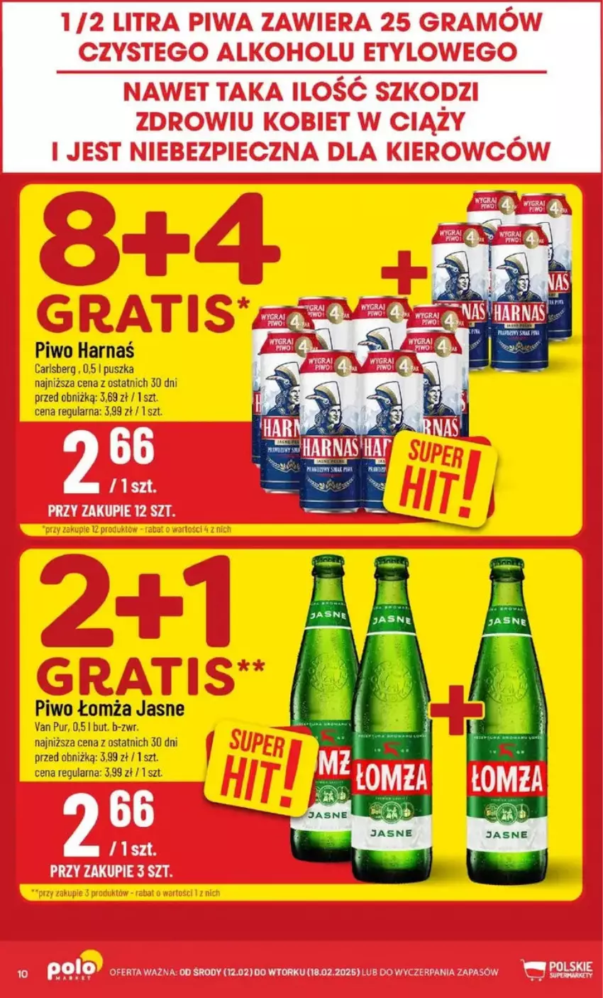 Gazetka promocyjna PoloMarket - ważna 12.02 do 18.02.2025 - strona 2 - produkty: Carlsberg, Gra, Piec, Piwa, Piwo, Pur