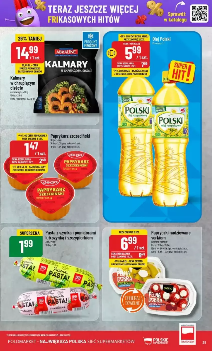 Gazetka promocyjna PoloMarket - ważna 12.02 do 18.02.2025 - strona 25 - produkty: Fa, Kalmar, Kalmary, Papryczki nadziewane, Ser