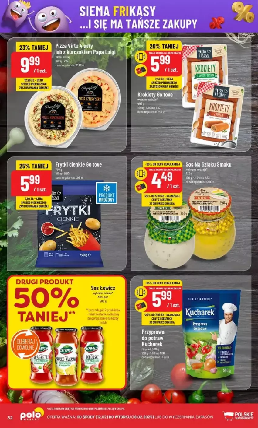 Gazetka promocyjna PoloMarket - ważna 12.02 do 18.02.2025 - strona 26 - produkty: Fa, Kucharek, Pizza, Virtu