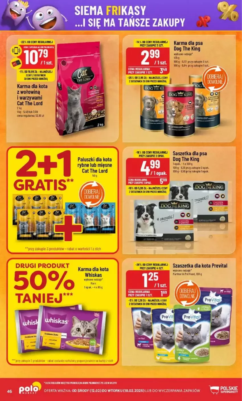 Gazetka promocyjna PoloMarket - ważna 12.02 do 18.02.2025 - strona 41 - produkty: Fa, Warzywa, Whiskas