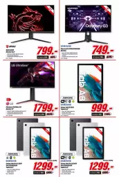 Gazetka promocyjna Media Markt - Gazetka Media Markt - Gazetka - ważna od 22.02 do 22.02.2022 - strona 5 - produkty: Gra, Tablet, Monitor, Samsung, Gala, LG