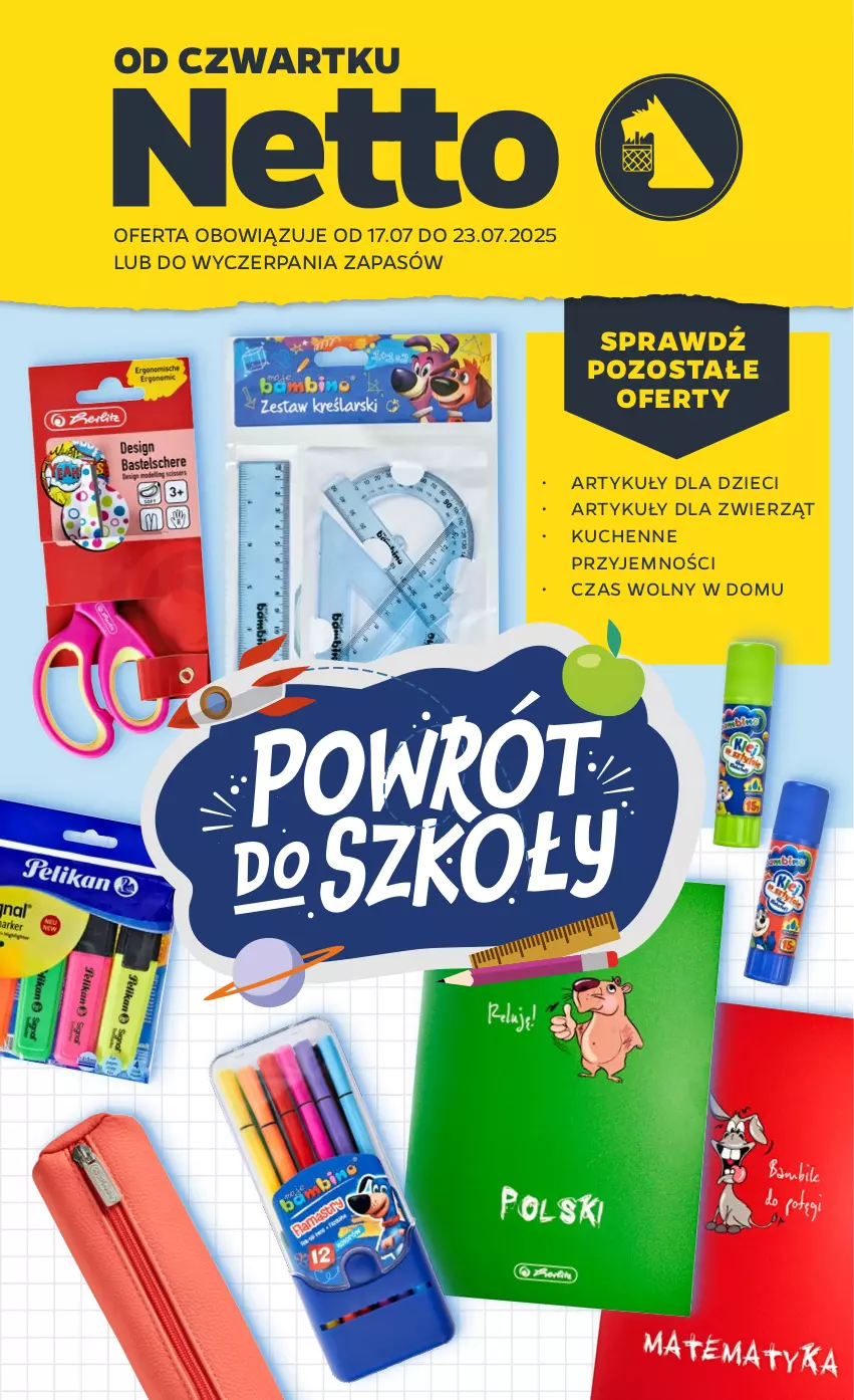 Gazetka promocyjna Netto - Od Czwartku Przemysłowa - ważna 17.07 do 23.07.2025 - strona 1 - produkty: Dzieci