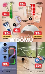 Gazetka promocyjna Netto - Od Czwartku Przemysłowa - Gazetka - ważna od 23.07 do 23.07.2025 - strona 8 - produkty: Por, Głośnik, Rörets, Klej, Golarka, Tran, Pasek, Sport, Pilnik, Suszarka, Lampa, Suszarka na pranie, Pilnik do paznokci, Akumulator, Waciki