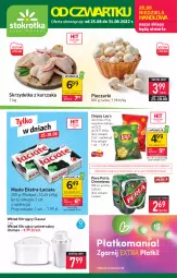 Gazetka promocyjna Stokrotka - Supermarket - Gazetka - ważna od 31.08 do 31.08.2022 - strona 1 - produkty: Piwa, Piwo, Piec, Kurczak, Gra, Chipsy, Perła, Skrzydełka z kurczaka, Wkład filtrujący, Masło, Lay’s