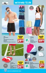 Gazetka promocyjna Aldi - Artykuły przemysłowe i tekstylia - Gazetka - ważna od 15.06 do 15.06.2024 - strona 6 - produkty: Klapki, Szorty, Karp, Fa