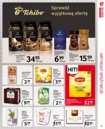 Gazetka promocyjna Selgros - Extra Oferta - Gazetka - ważna od 30.11 do 30.11.2021 - strona 29 - produkty: Tchibo, Kawa rozpuszczalna, Pur, Kawa zbożowa, Kawa ziarnista, Kawa mielona, Kawa, Raffaello, Winston, Herbata czarna, Tchibo Barista, Lipton, Artykuły spożywcze, Herbata, Merci, Herbata owocowa, Fa