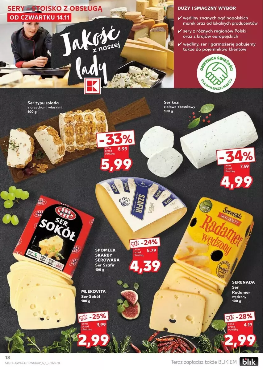 Gazetka promocyjna Kaufland - ważna 14.11 do 20.11.2024 - strona 10 - produkty: Fa, LG, Rolada, Ser, Ser kozi