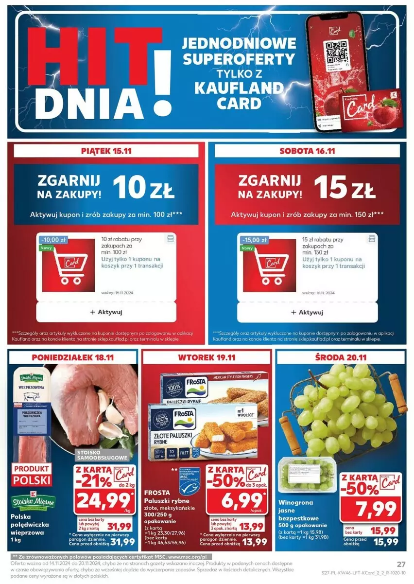 Gazetka promocyjna Kaufland - ważna 14.11 do 20.11.2024 - strona 20 - produkty: Rum, Wino, Winogrona