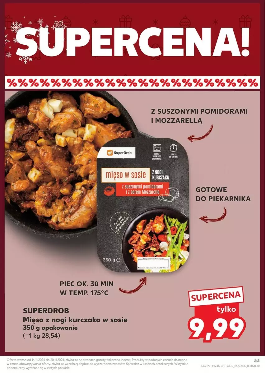 Gazetka promocyjna Kaufland - ważna 14.11 do 20.11.2024 - strona 27 - produkty: Kurczak, Mięso, Piec, Piekarnik, Sos