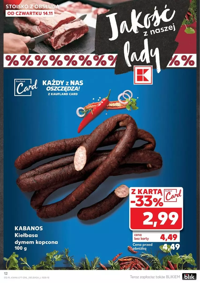 Gazetka promocyjna Kaufland - ważna 14.11 do 20.11.2024 - strona 4 - produkty: Kabanos