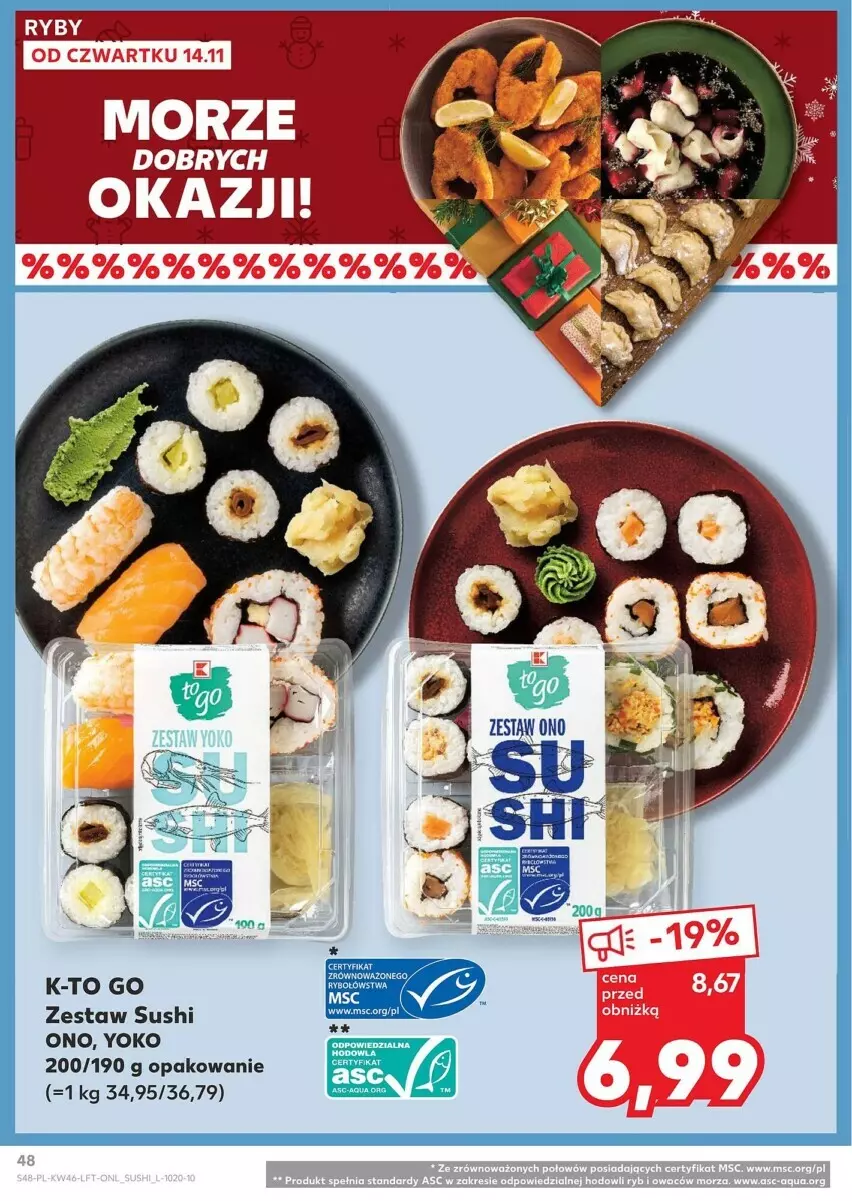 Gazetka promocyjna Kaufland - ważna 14.11 do 20.11.2024 - strona 43 - produkty: Sushi