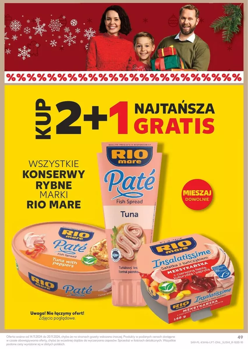 Gazetka promocyjna Kaufland - ważna 14.11 do 20.11.2024 - strona 44 - produkty: Rio Mare, Ser, Waga