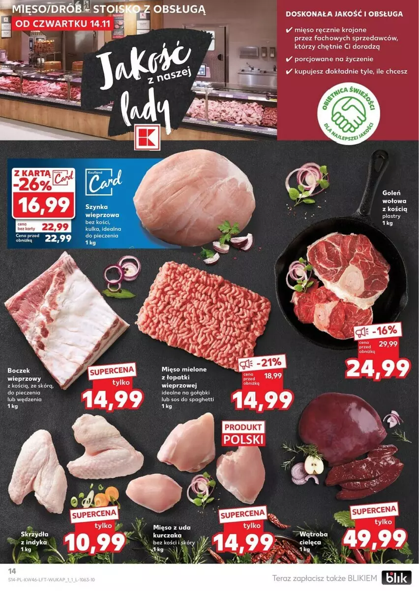 Gazetka promocyjna Kaufland - ważna 14.11 do 20.11.2024 - strona 6 - produkty: Mięso, Ocet, Piec