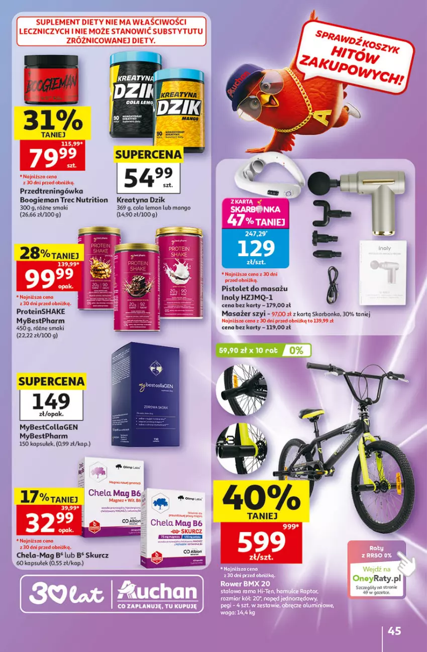 Gazetka promocyjna Auchan - 30 Lat Hipermarket - ważna 14.05 do 20.05.2026 - strona 45 - produkty: Fa, Mango, Masażer, Pistolet, STP