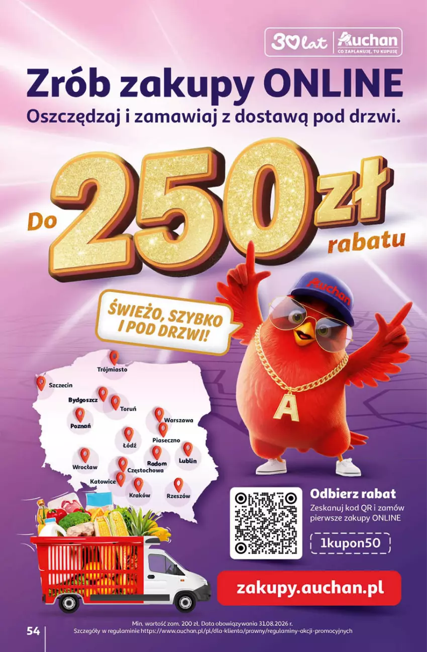 Gazetka promocyjna Auchan - 30 Lat Hipermarket - ważna 14.05 do 20.05.2026 - strona 54 - produkty: Drzwi