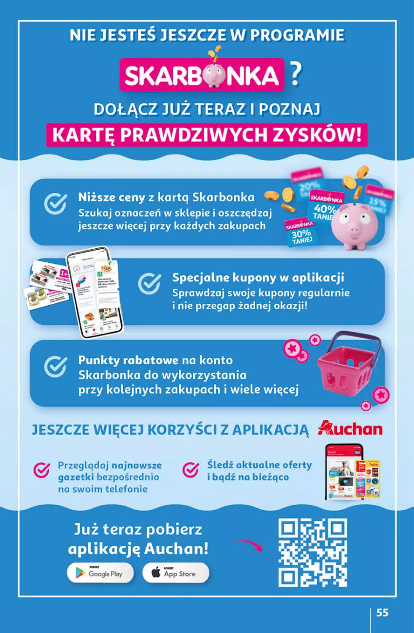 Gazetka promocyjna Auchan - 30 Lat Hipermarket - ważna 14.05 do 20.05.2026 - strona 55 - produkty: Gra, Olej, Telefon, Tera