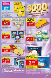Gazetka promocyjna Auchan - 30 Lat Hipermarket - Gazetka - ważna od 20.05 do 20.05.2026 - strona 27 - produkty: Mozzarella, Serek puszysty, Ser, Gra, BIC, Twaróg, Królewski, Tarta, Sałat, Serek, Babuni, Mimolette, Tartare