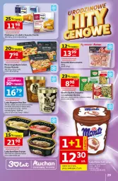 Gazetka promocyjna Auchan - 30 Lat Hipermarket - Gazetka - ważna od 20.05 do 20.05.2026 - strona 29 - produkty: Makaron, Frosta, Sos, Gry, Stek, Kopytka, Lody, Pizza, Tagliatelle, Krewetki, Hortex, Danie gotowe, Fa