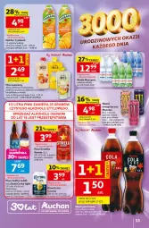 Gazetka promocyjna Auchan - 30 Lat Hipermarket - Gazetka - ważna od 20.05 do 20.05.2026 - strona 33 - produkty: Piwo, Mus, Napój energetyczny, Tymbark, Szyna, Woda, Mango, Napój, Nektar