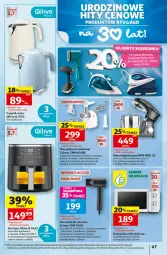 Gazetka promocyjna Auchan - 30 Lat Hipermarket - Gazetka - ważna od 20.05 do 20.05.2026 - strona 47 - produkty: Top, Gra, Robot planetarny, Maszynka do mielenia, Czajnik, Termos, Szynka, Kuchenka mikrofalowa, Robot, Maszynka, Suszarka, Zelmer, Fa