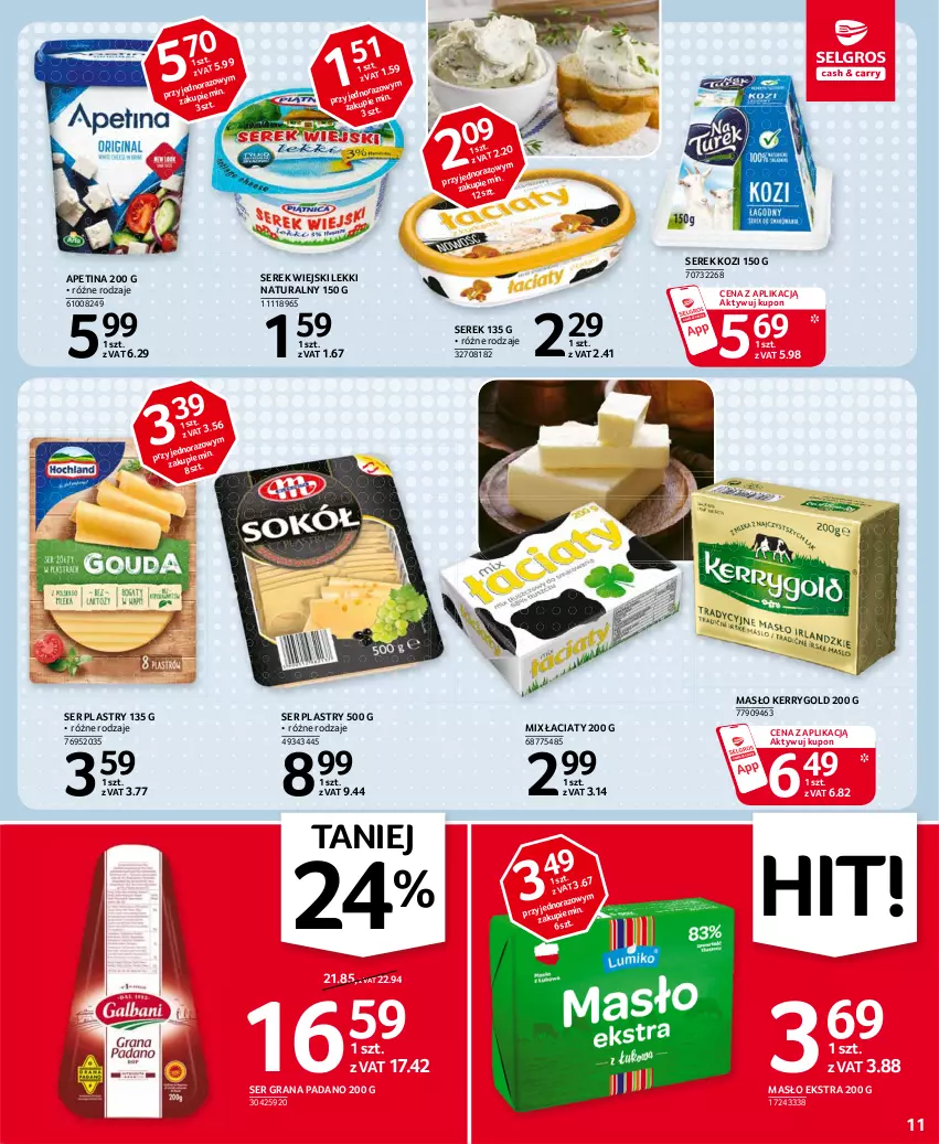 Gazetka promocyjna Selgros - Oferta spożywcza - ważna 25.02 do 10.03.2021 - strona 11 - produkty: Gra, Masło, Ser, Serek, Serek wiejski