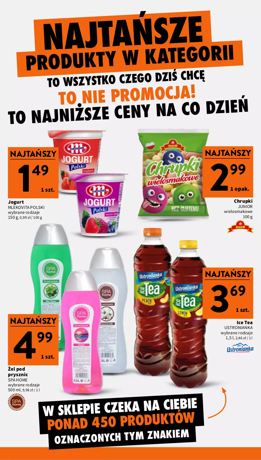 Gazetka promocyjna Intermarche - Gazetka promocyjna - ważna 30.07 do 05.08.2026 - strona 6 - produkty: Chrupki, Ice tea, Jogurt, Mleko, Mlekovita